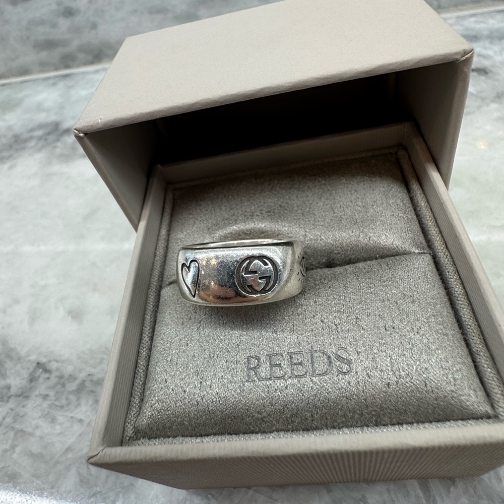 Gucci Blind for Love Ring Sterling Silver